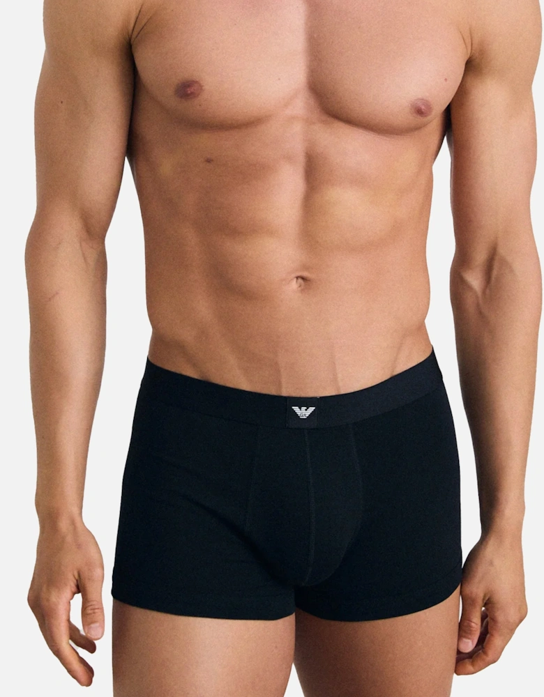 Stretch Cotton Logo 3 Pack Trunks Black/Black/Black