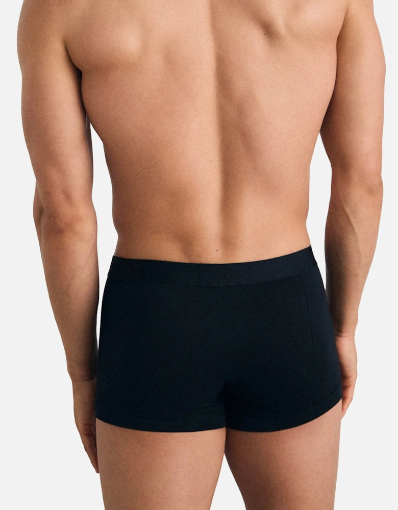 Stretch Cotton Logo 3 Pack Trunks Black/Black/Black