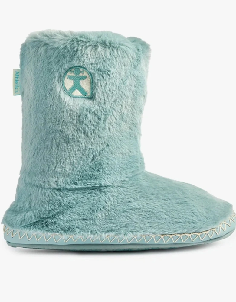 MARILYN Womens Faux Fur Boots Seafoam