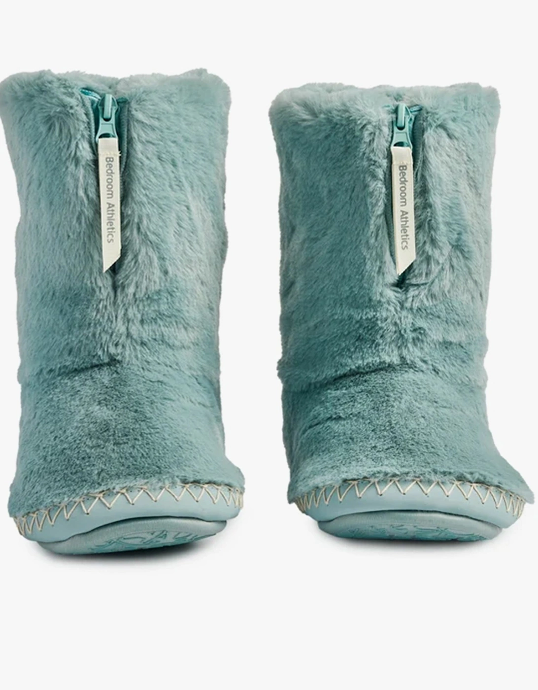 MARILYN Womens Faux Fur Boots Seafoam