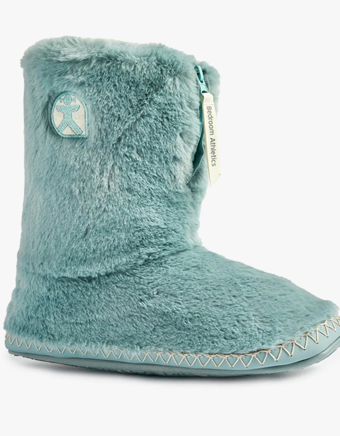 MARILYN Womens Faux Fur Boots Seafoam
