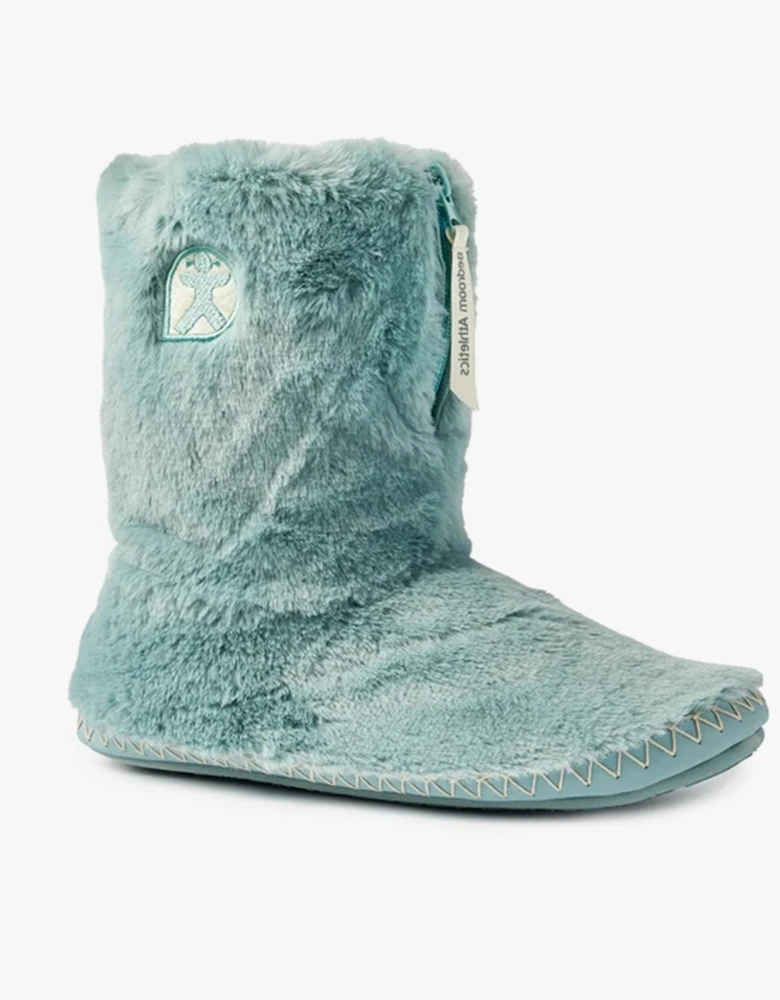MARILYN Womens Faux Fur Boots Seafoam