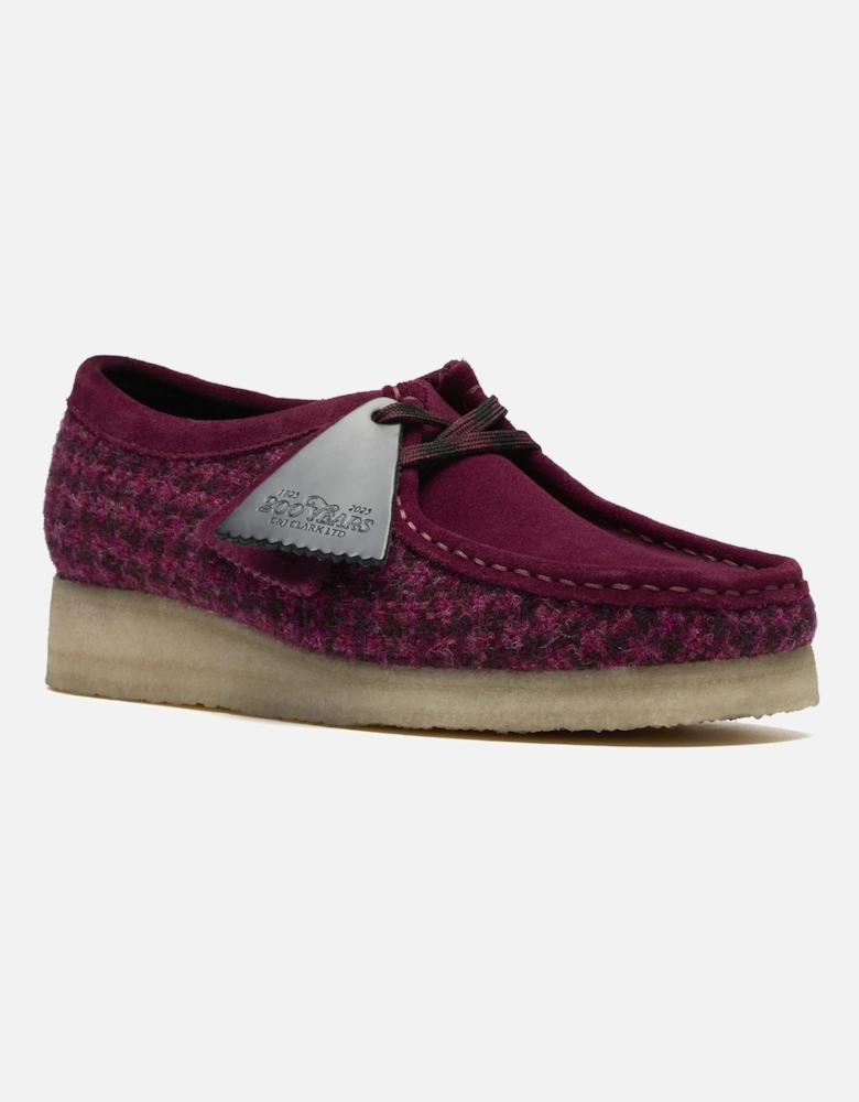 Originals Wallabee Harris Tweed Women's Purple Shoes