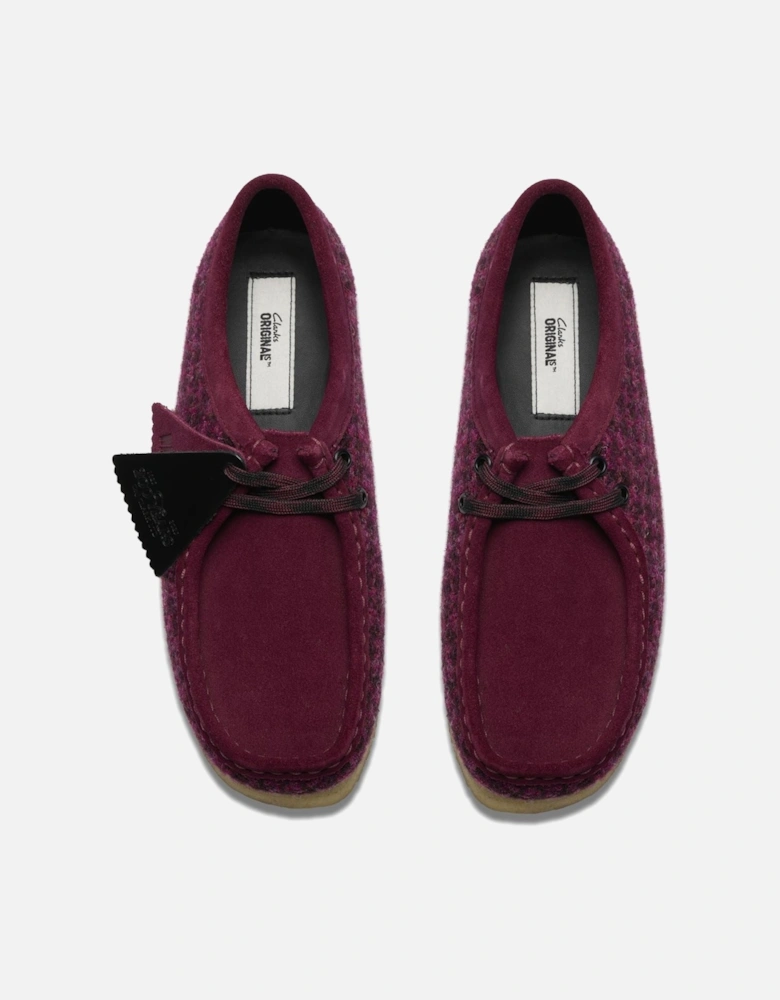 Originals Wallabee Harris Tweed Women's Purple Shoes