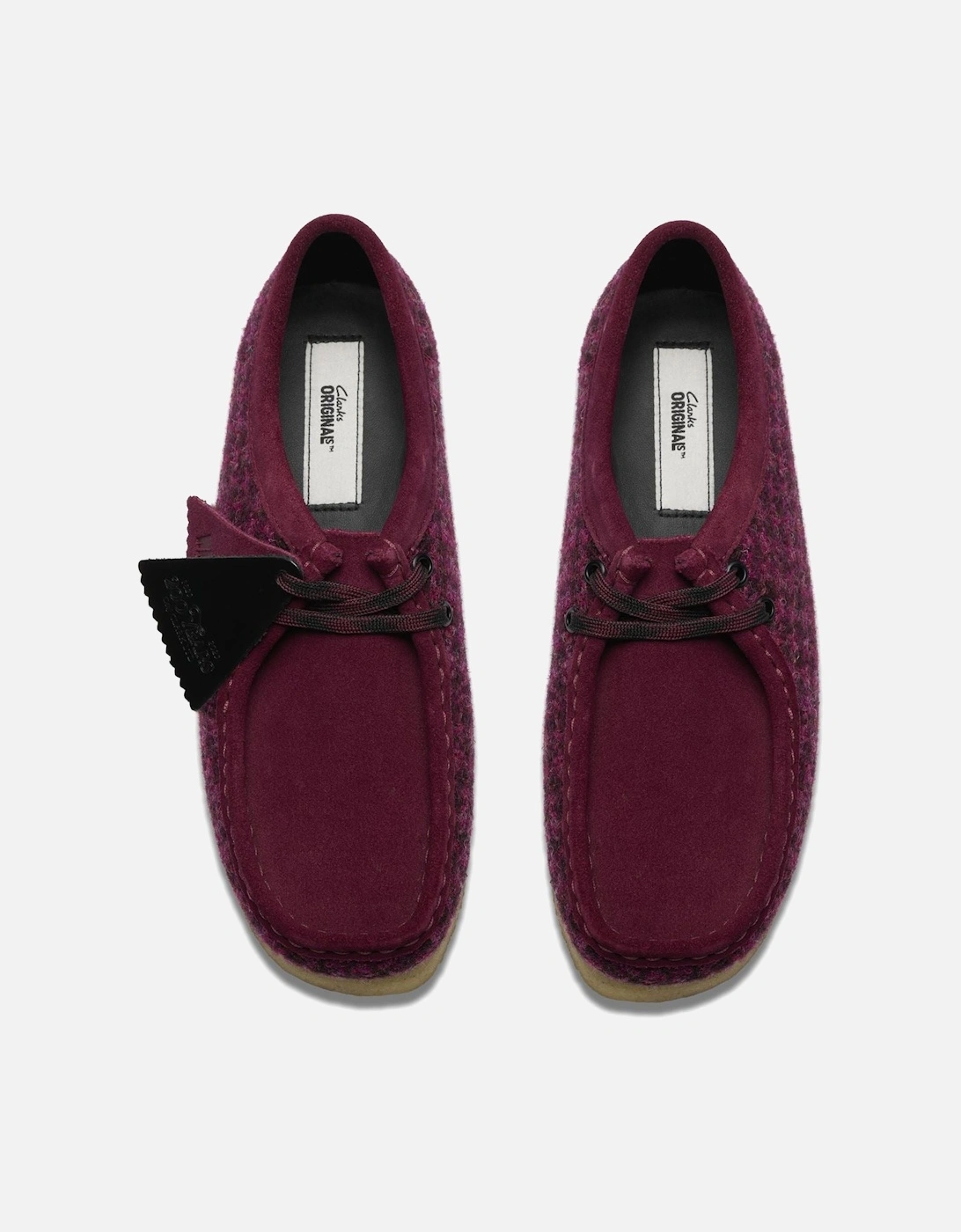 Originals Wallabee Harris Tweed Women's Purple Shoes