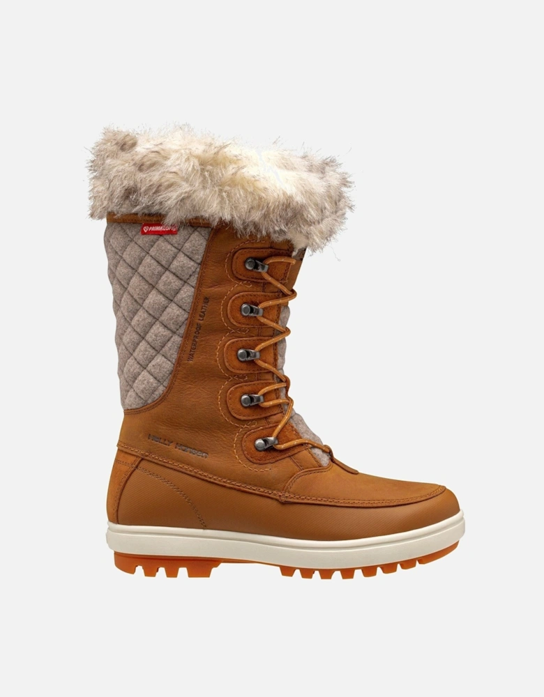 Garibaldi Leather Women's New Wheat/Dark Khaki Winter Mid Calf Boots