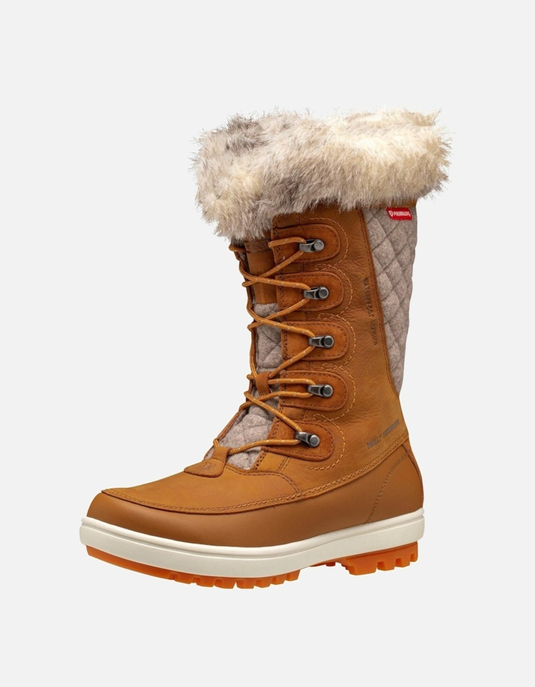 Garibaldi Leather Women's New Wheat/Dark Khaki Winter Mid Calf Boots