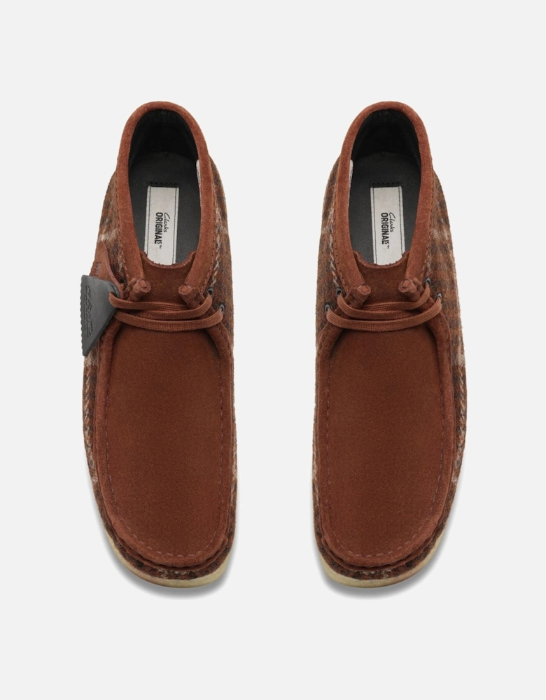 Originals Wallabee Harris Tweed Men's Rust Boots