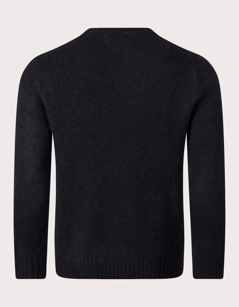 Textured Crewneck Jumper
