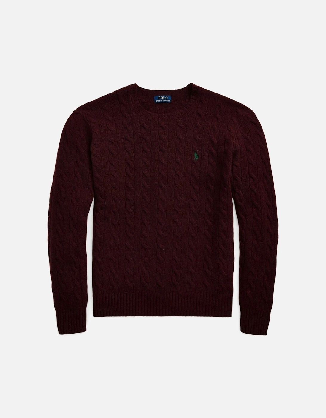 Ralph Lauren Cable Knit Long Sleeve Pullover – Aged Wine, 6 of 5