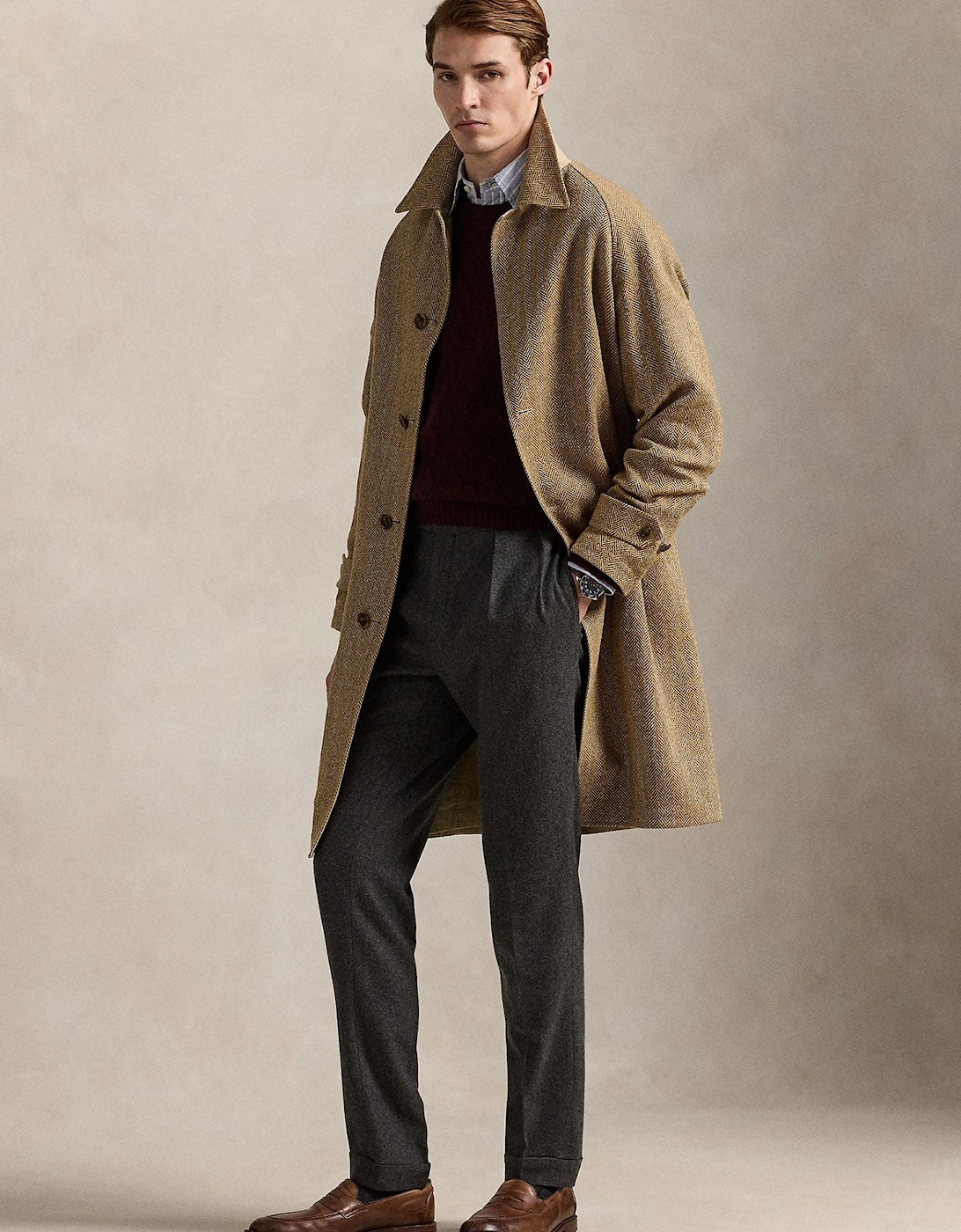 Ralph Lauren Cable Knit Long Sleeve Pullover – Aged Wine