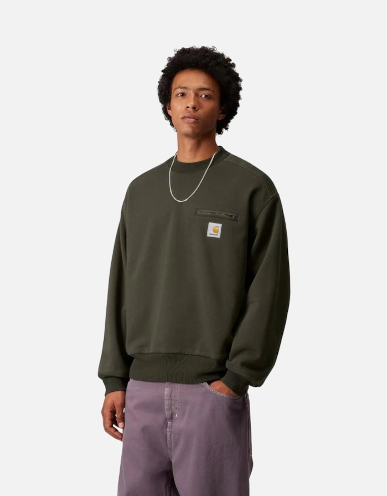 Detroit Crewneck Sweatshirt - Olive