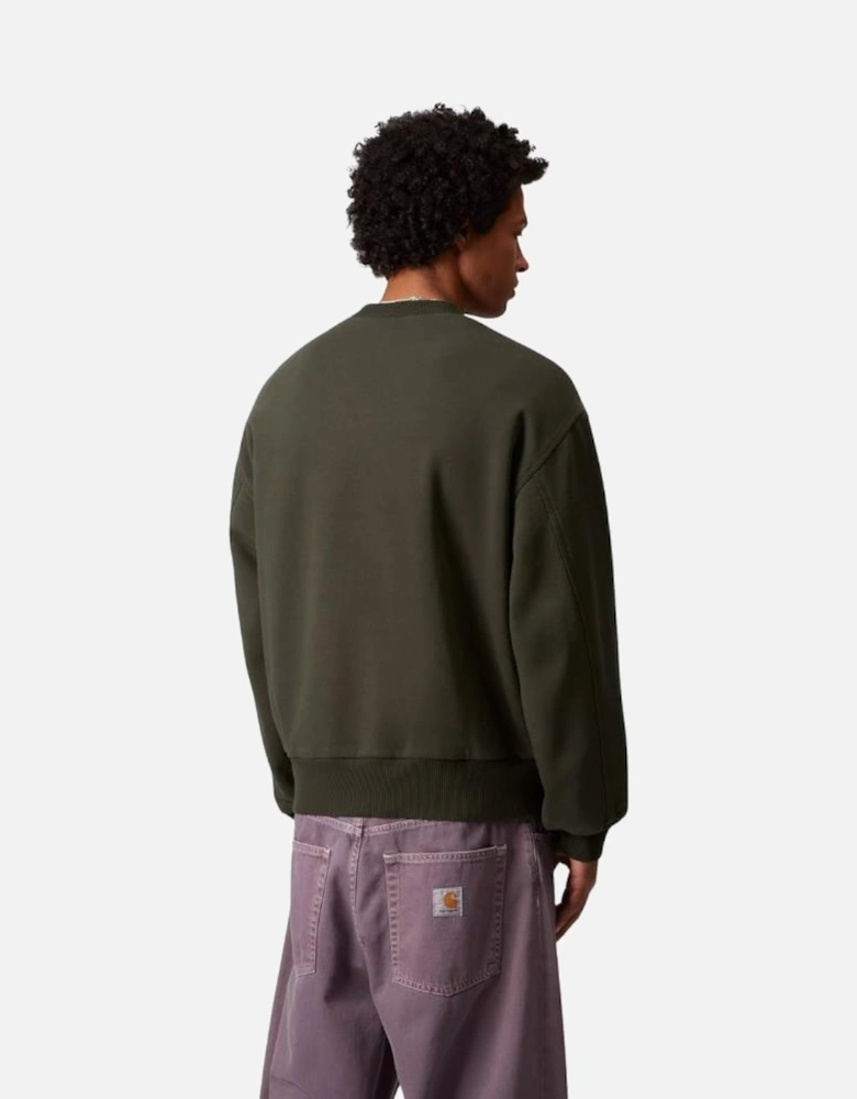 Detroit Crewneck Sweatshirt - Olive