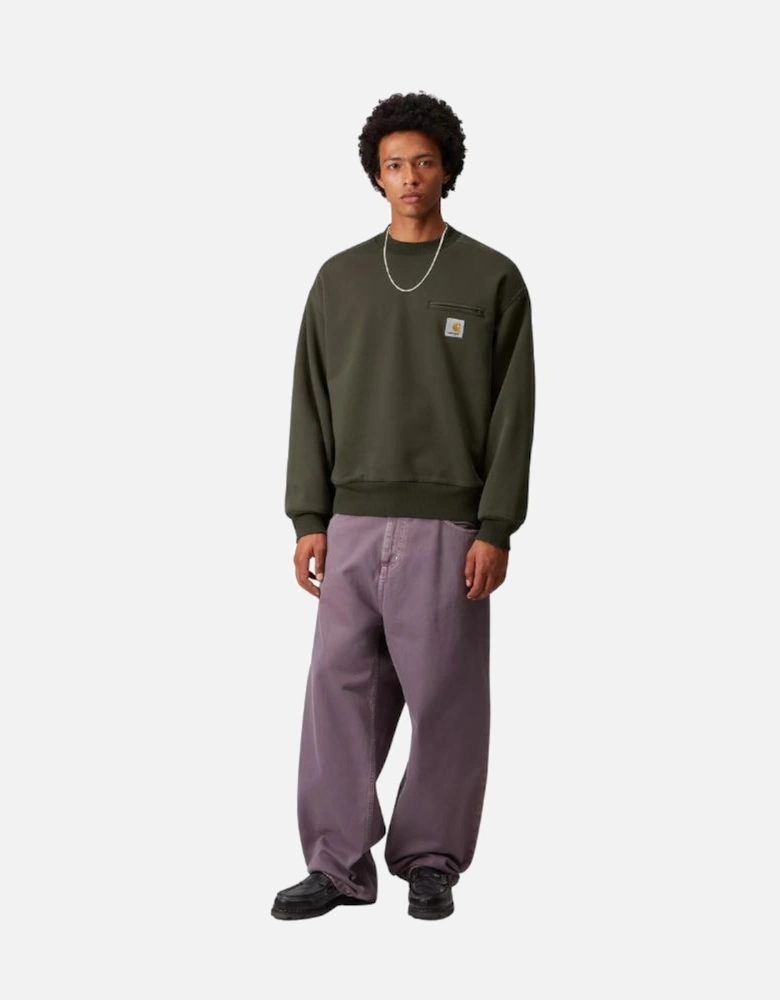 Detroit Crewneck Sweatshirt - Olive