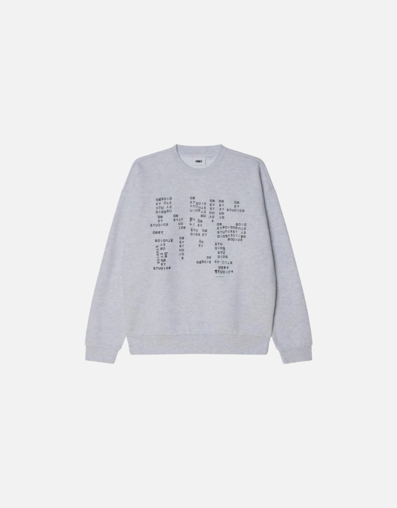 Studios Stamp Extra Heavy Crew - Ash Grey