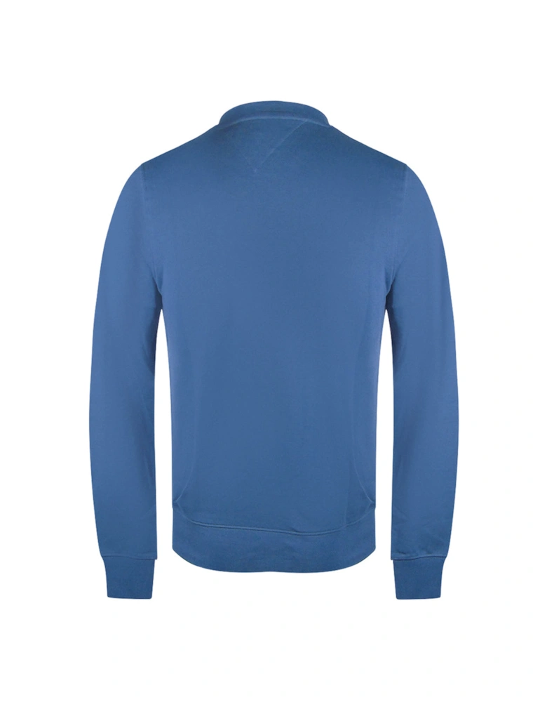 Faded Indigo Blue Crewneck Sweatshirt