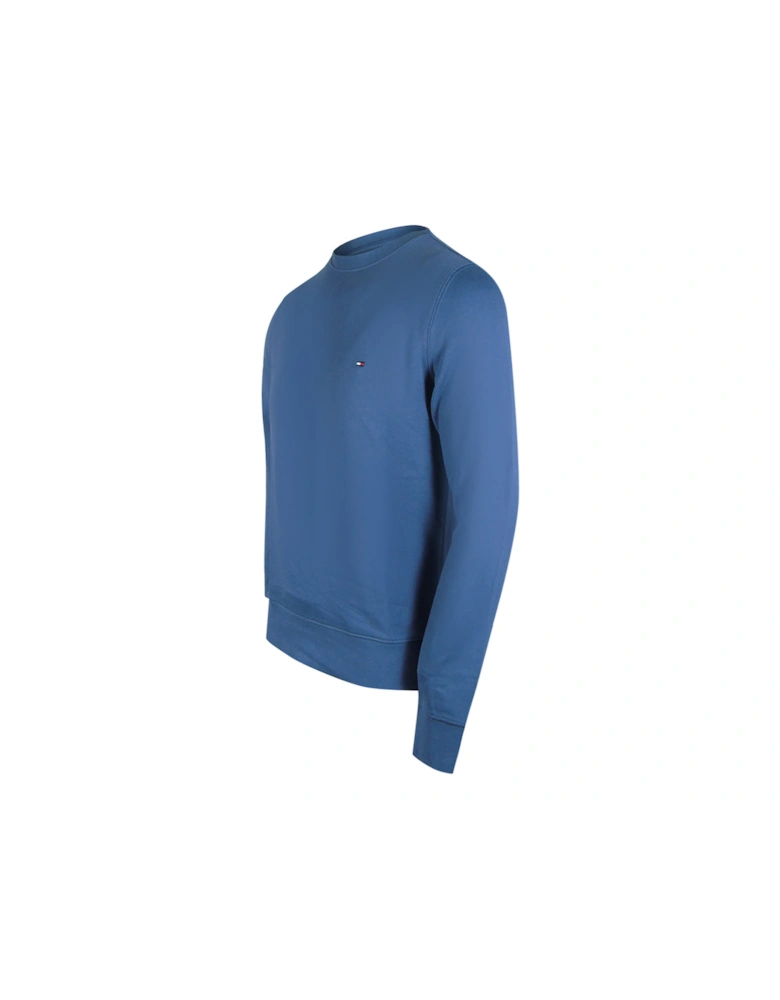 Faded Indigo Blue Crewneck Sweatshirt
