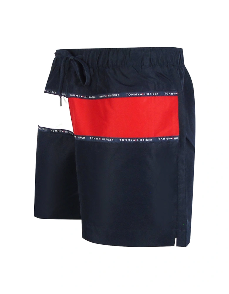 Flag Design Navy Blue Swimshort