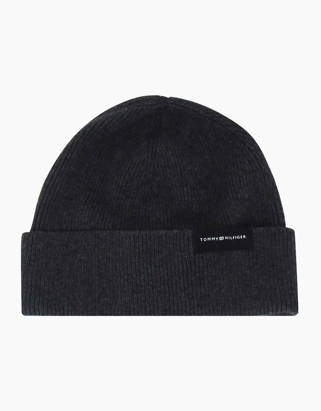 Men's Tommy Hilfiger Charcoal Grey Beanie Hat - Black - Size: ONE size