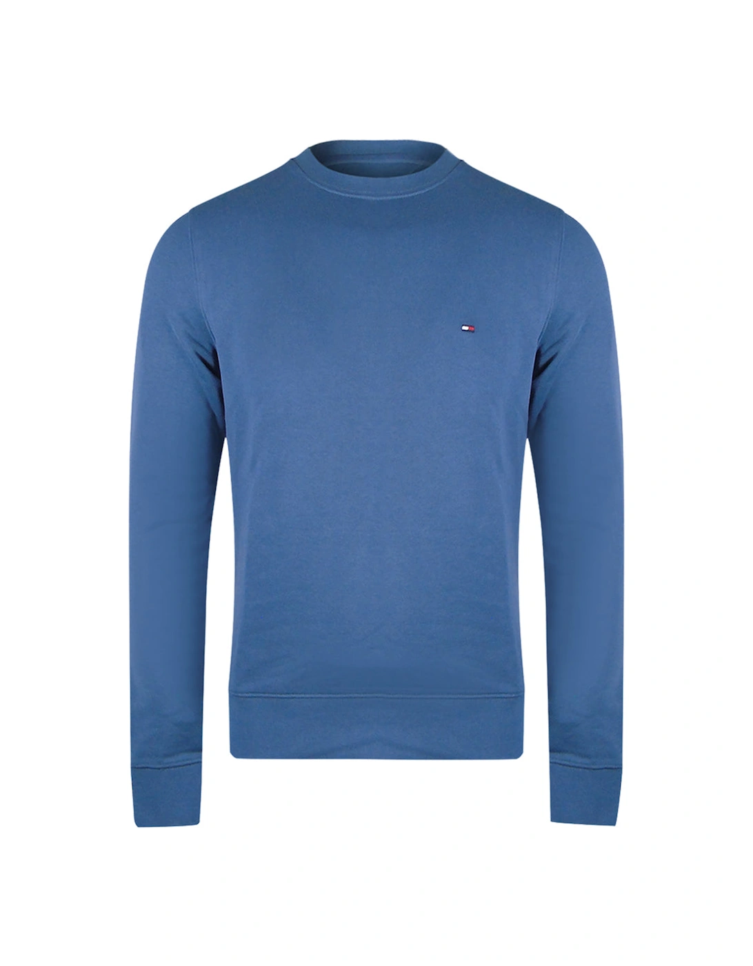 Faded Indigo Blue Crewneck Sweatshirt, 4 of 3