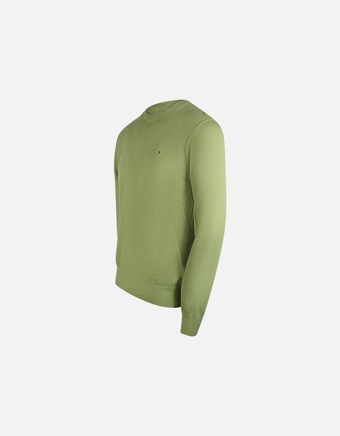 Faded Olive Green Crewneck Sweatshirt