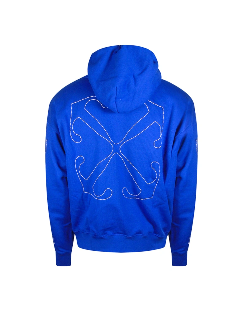 Off Stitch Skate Hoodie Dark Blue