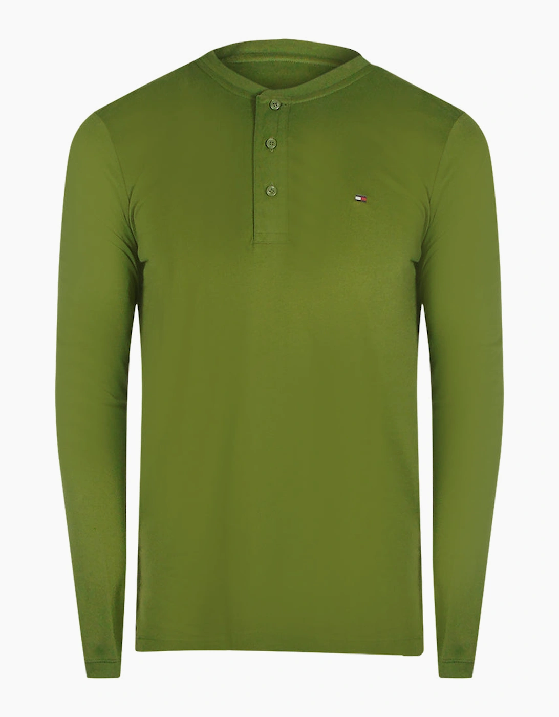 Tommy Hilfiger Men's Green Putting Long Sleeve T-Shirt  38 M