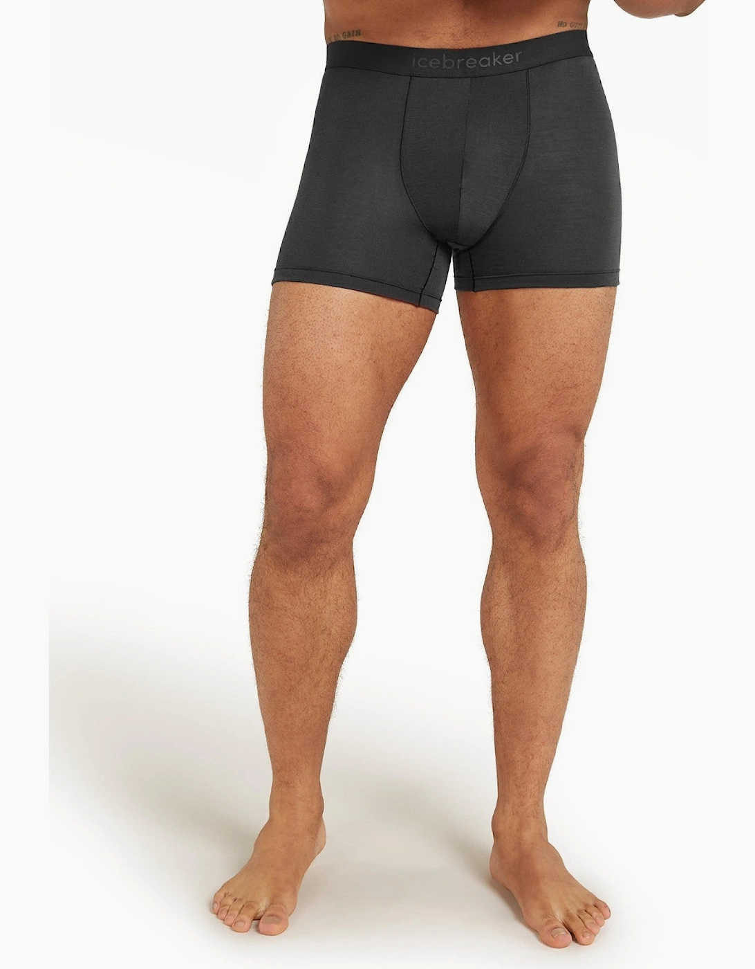 Men's Icebreaker Mens Anatomica Merino Boxer Shorts - Black - Size: XL