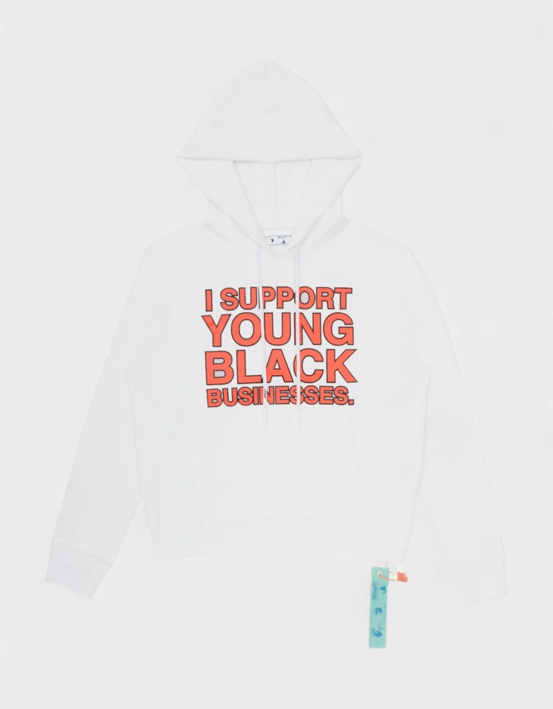 Black Business Slim Hoodie White, 3 of 2