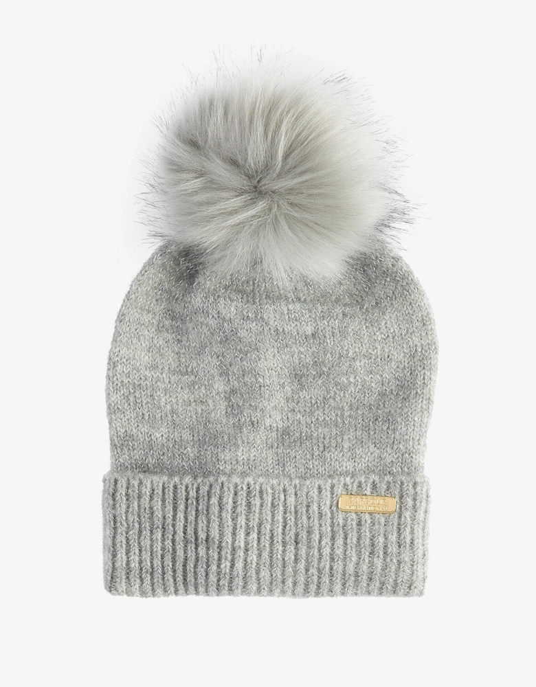 SPARKLE BEANIE & SCARF Womens Gift Set Grey Marl