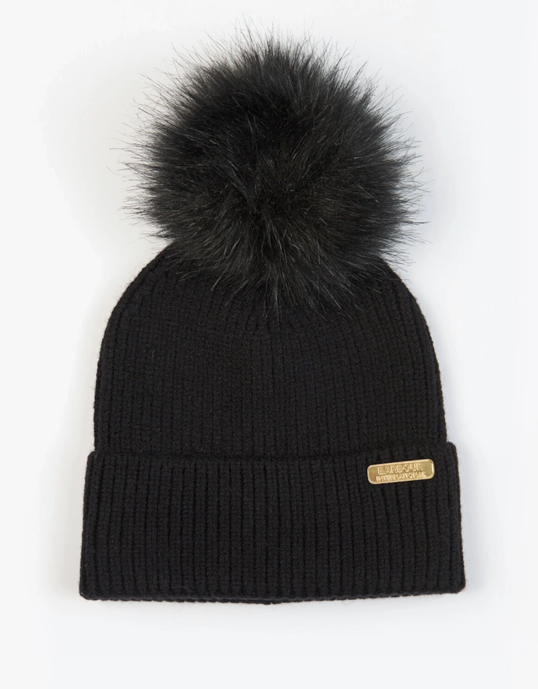 MALLORY BEANIE & SCARF Womens Gift Set Black