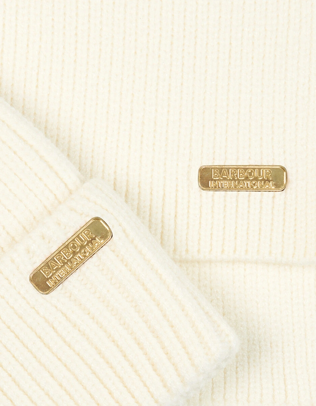 MALLORY BEANIE & SCARF Womens Gift Set Optic White