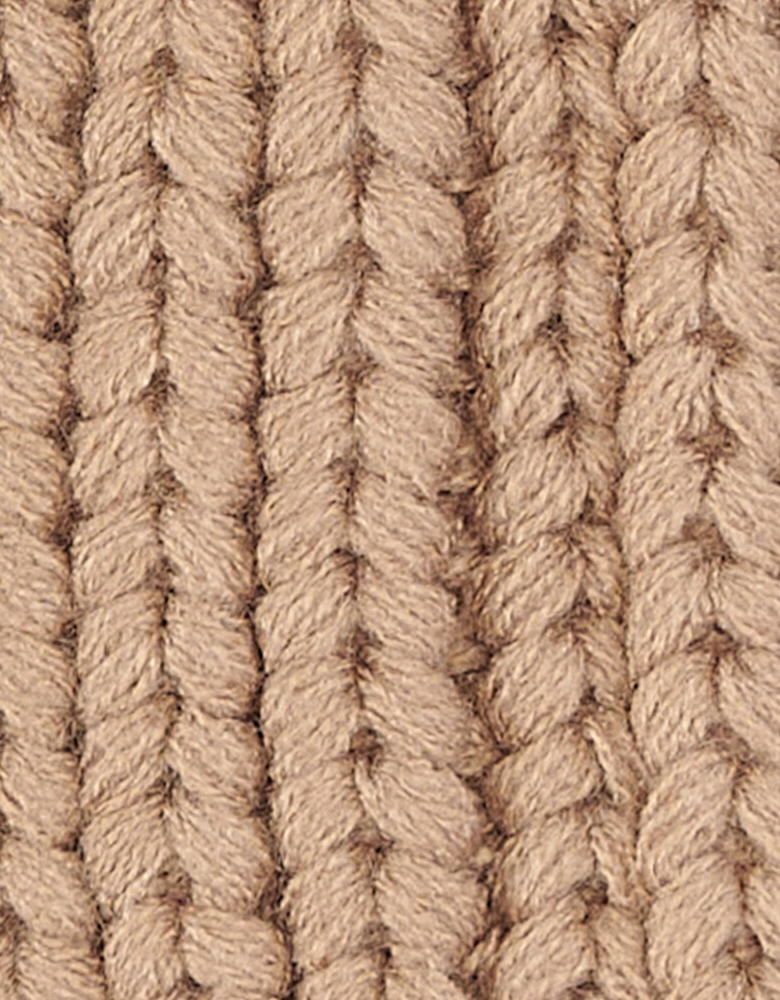 SALTBURN Womens Pom-Pom Beanie Mink