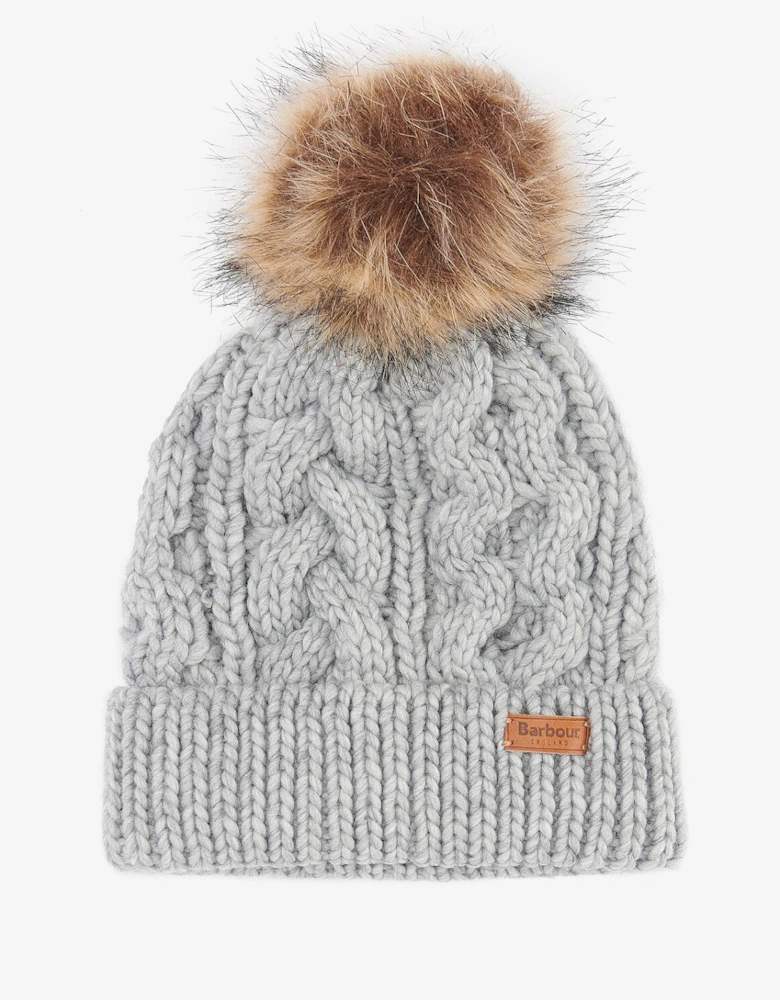 PENSHAW Womens Pom-Pom Beanie Grey
