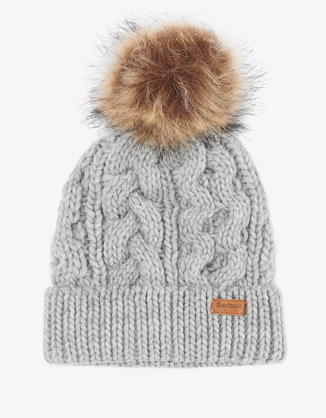 PENSHAW Womens Pom-Pom Beanie Grey, 5 of 4