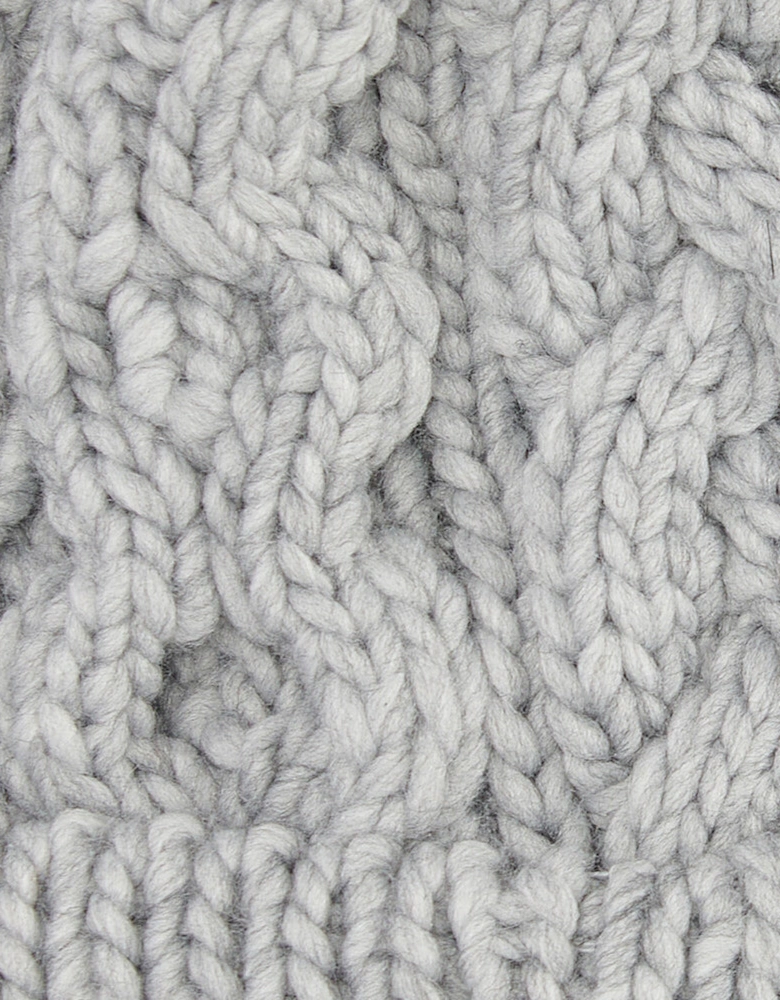 PENSHAW Womens Pom-Pom Beanie Grey