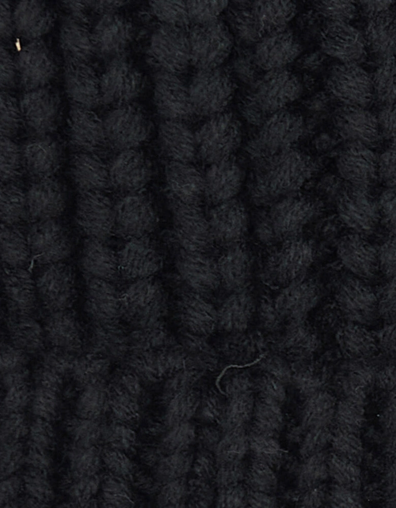SALTBURN Womens Pom-Pom Beanie Black