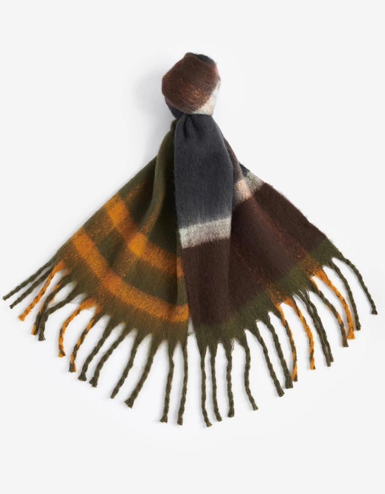 ISLA TARTAN BOUCLE Scarf Womens Classic