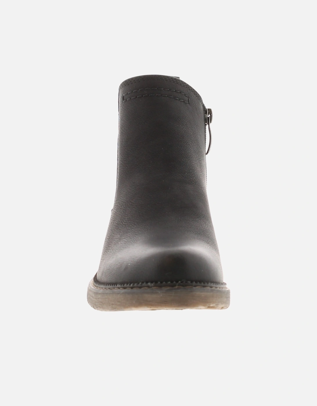Womens Ankle Boots Rebel Zip Fastening black UK Size