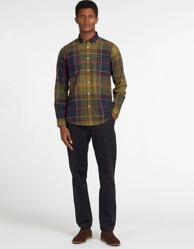 Glendale Tailored Mens Shirt - Classic Tartan