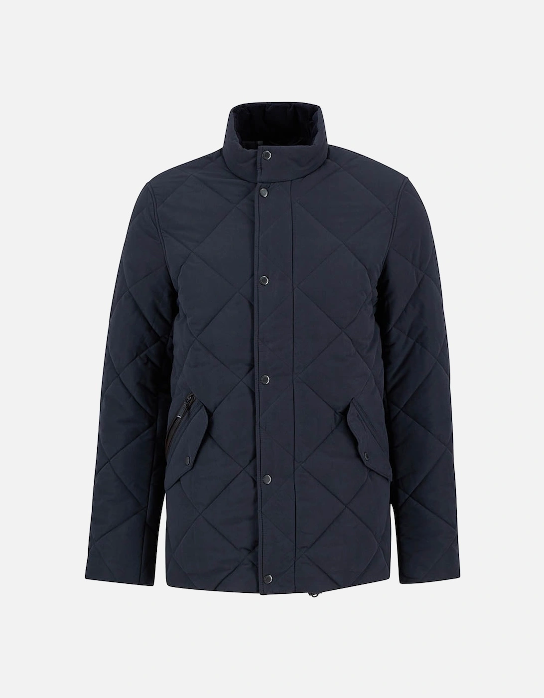 Winter Chelsea Mens Quilted Jacket - Dark Navy/Midnight Oak, 2 of 1