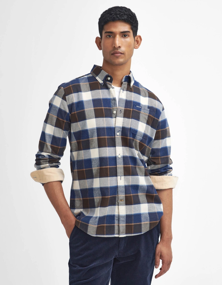 Valley Tailored Mens Shirt - Ecru