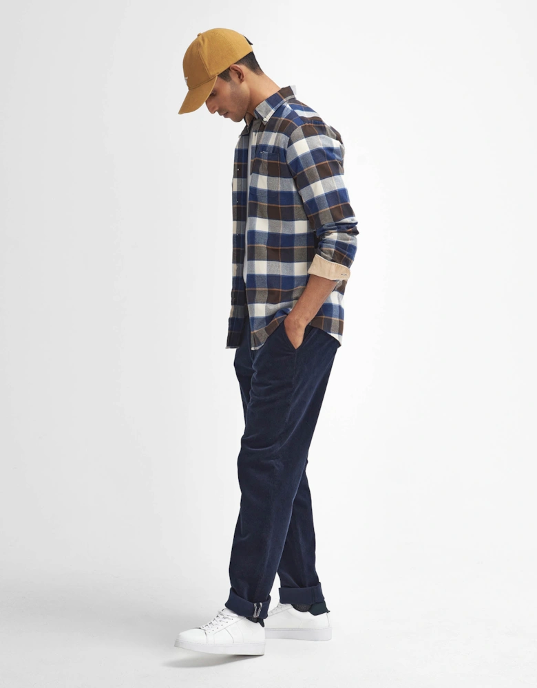 Valley Tailored Mens Shirt - Ecru