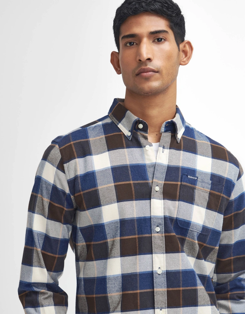 Valley Tailored Mens Shirt - Ecru