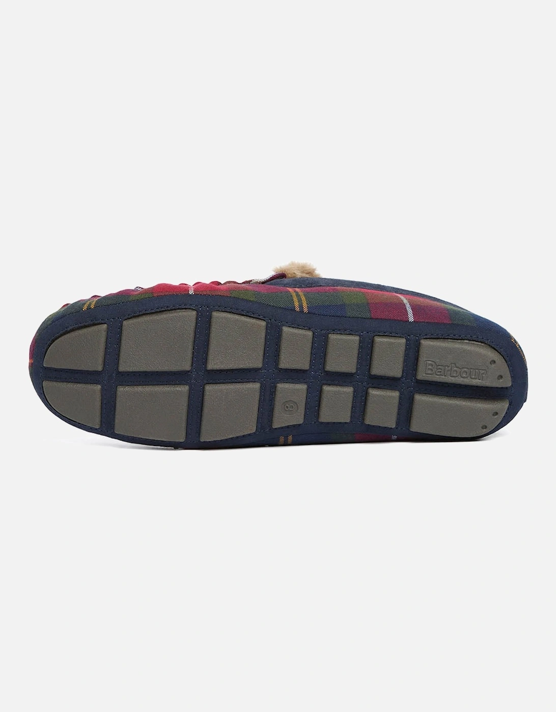 Monty Moccasin Mens Slippers - Winterberry Tartan