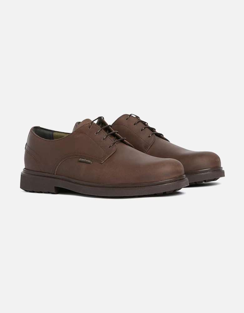 Carthy Mens Derby Shoes - Dark Brown