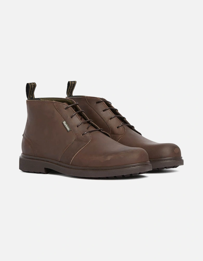 Meays Mens Chukka Boots - Dark Brown