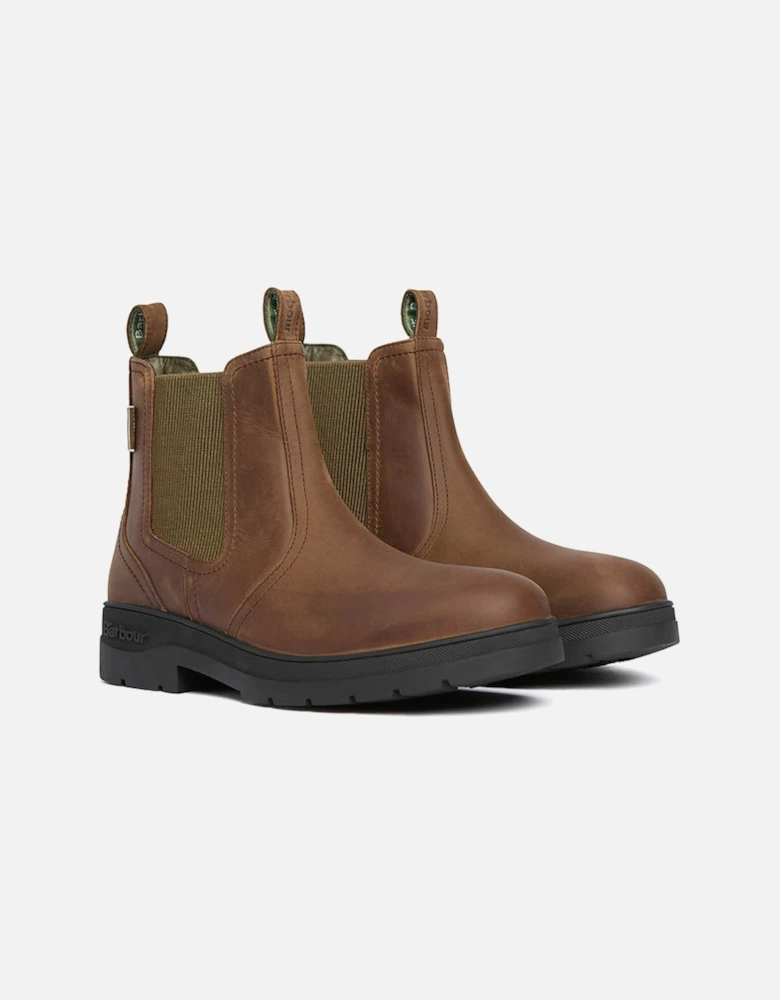 Turnbull Mens Chelsea Boots - Dark Brown