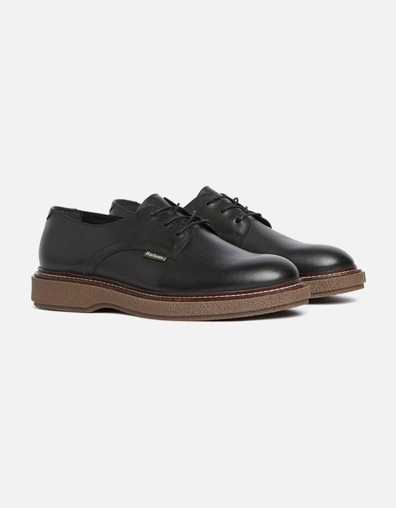 Harefield Mens Derby Shoes - Black