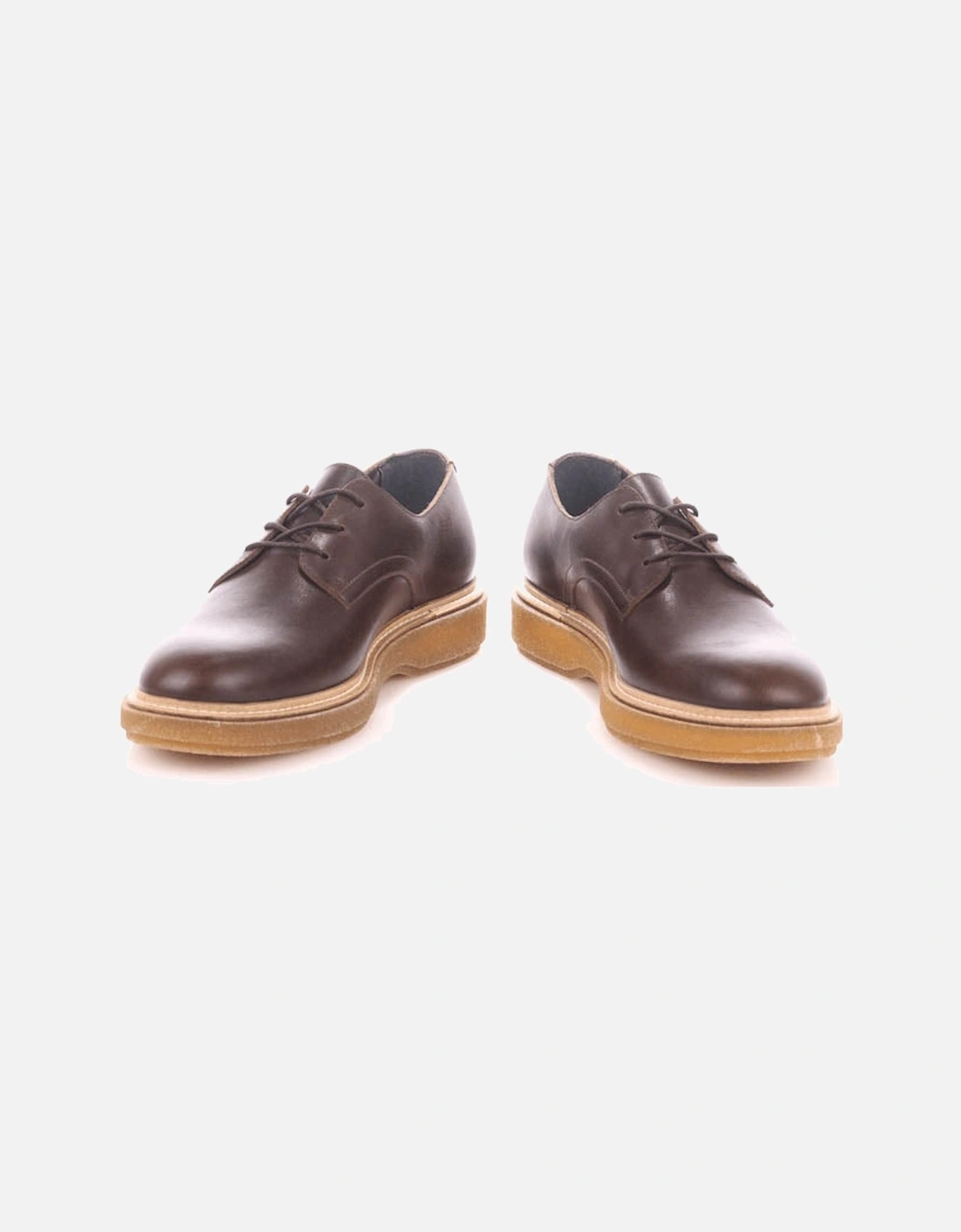Harefield Mens Derby Shoes - Choc